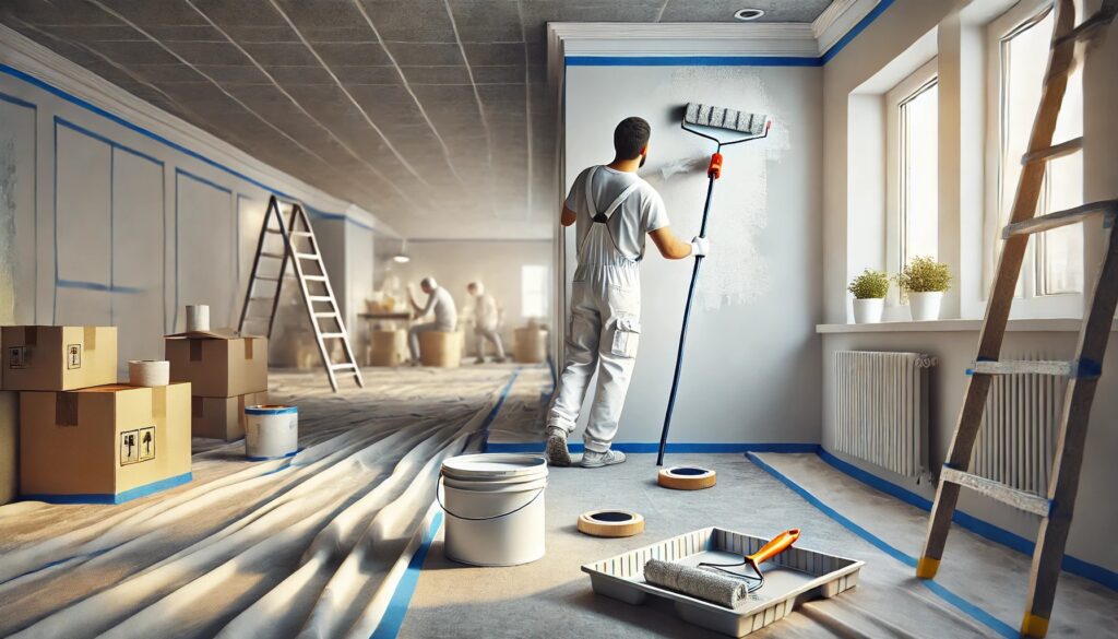 Travaux de peinture